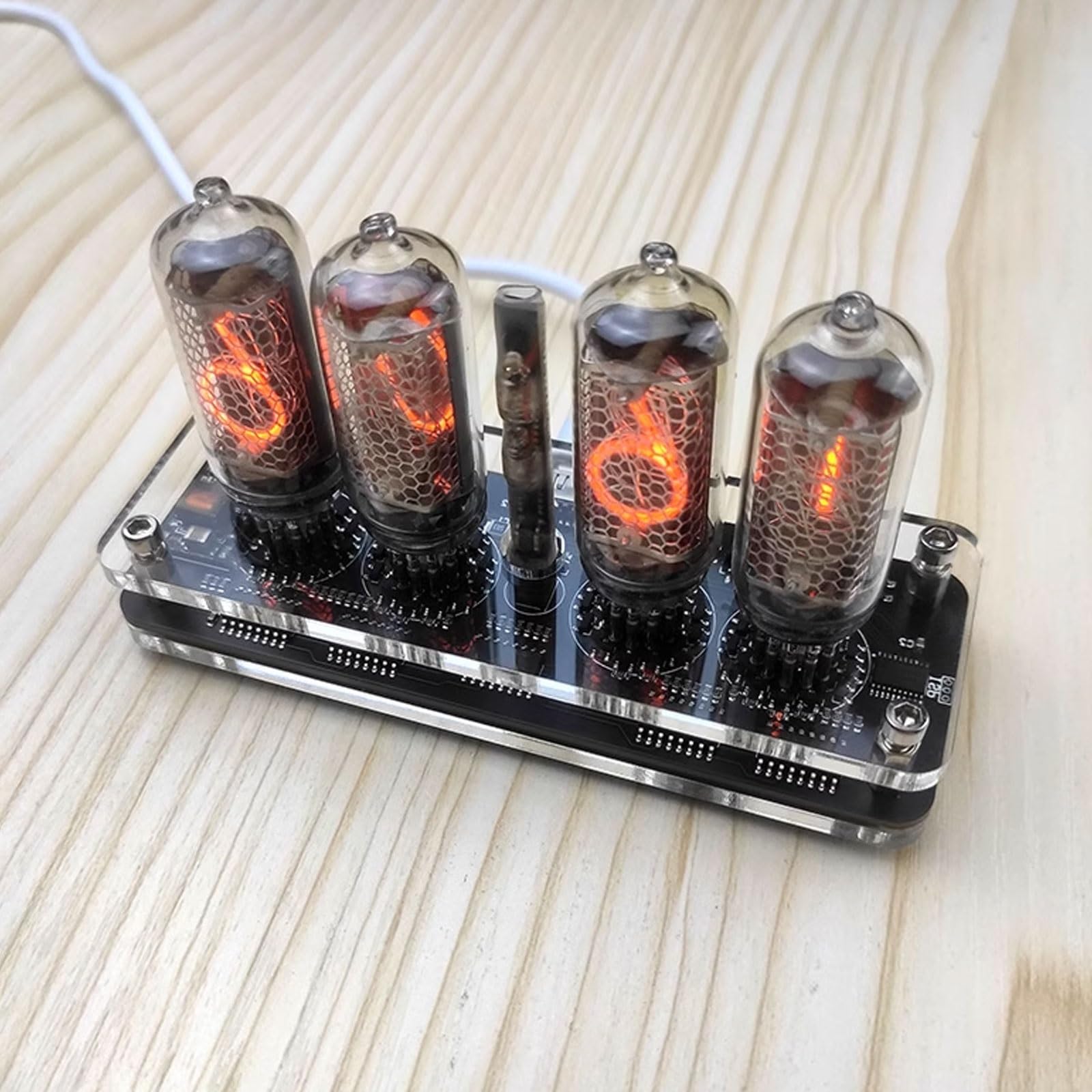 ニキシー管 時計 置時計 ソケット式 IN-8 IN8 ニキシー管 時計 置時計 ソケット式 IN-8 IN8