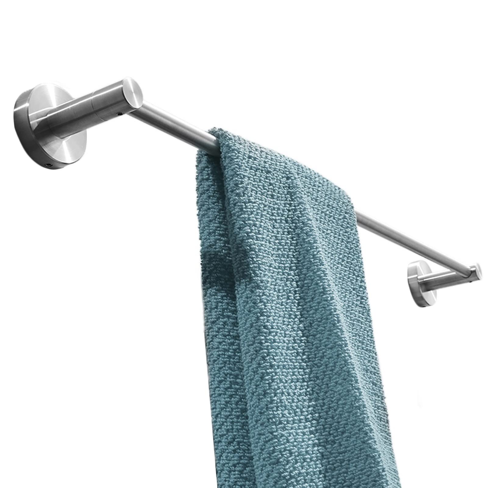 Barre porte-serviettes murale inox pour organiser votre cuisine et bain