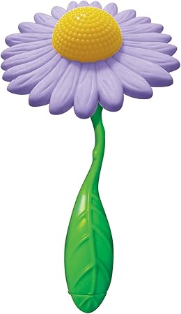 Fleur vibrante Flower Power (Couleur : Blanc)  [Beauté et ...