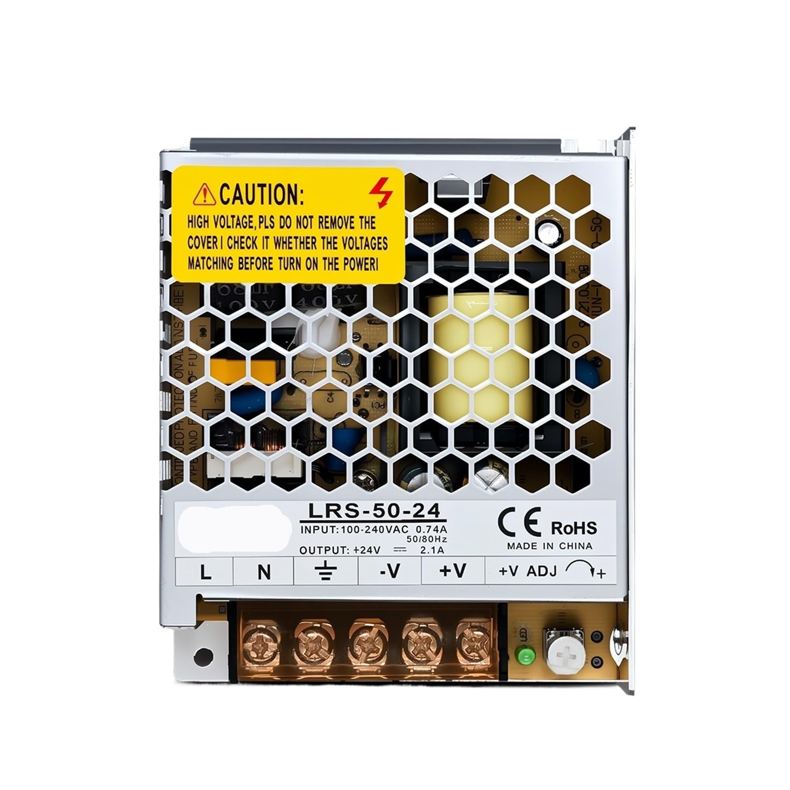 AARTERZZA 50W AC-DC SMPS Single Output Switching Power Supply Input 110-240V Output 15V Adjustable for LED