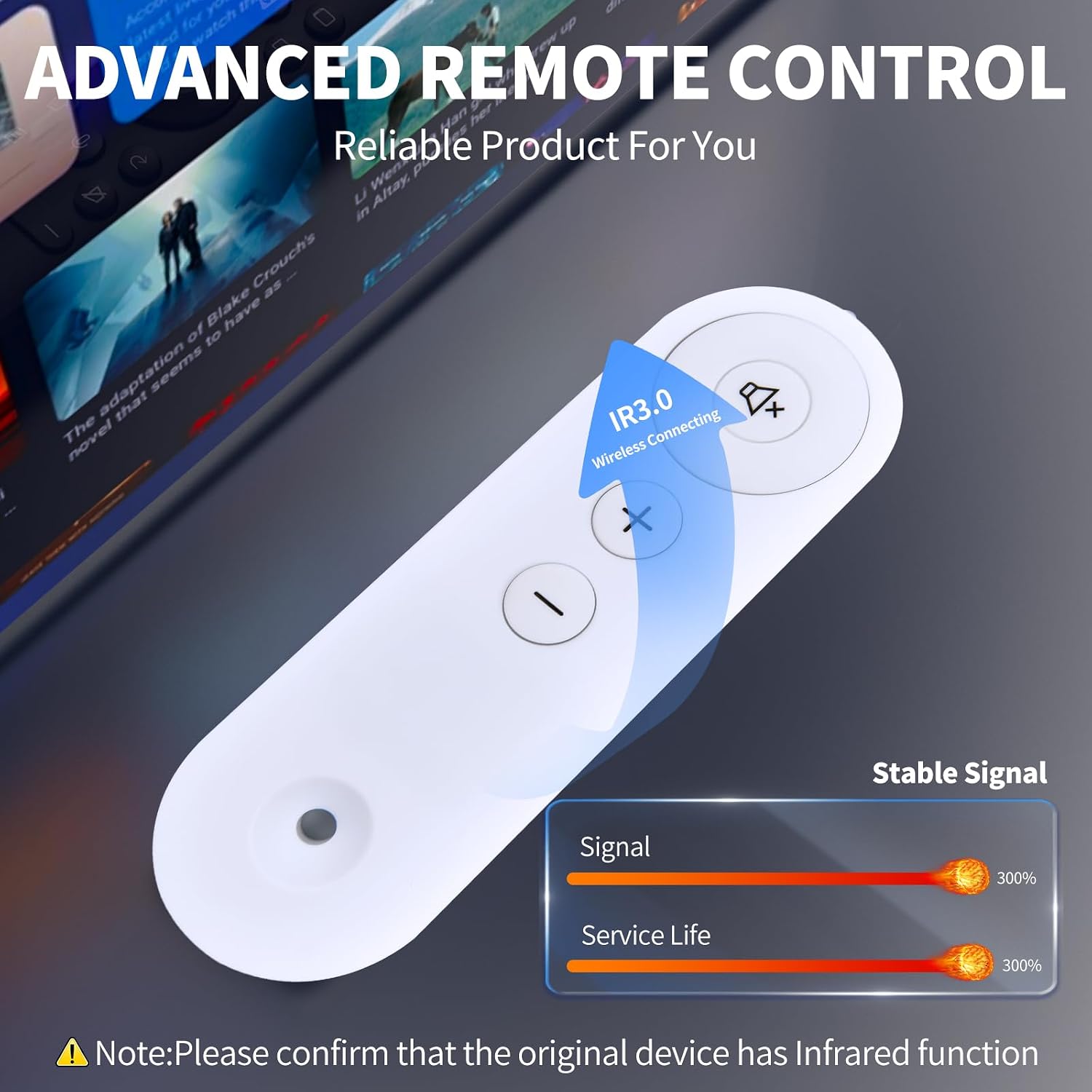 Replacement Remote Control for Genie Sonos Arc, Arc SL, Beam (Gen 1), Beam (Gen 2), Ray, Amp (Gen 2), Playbase and Playbar, White image 5