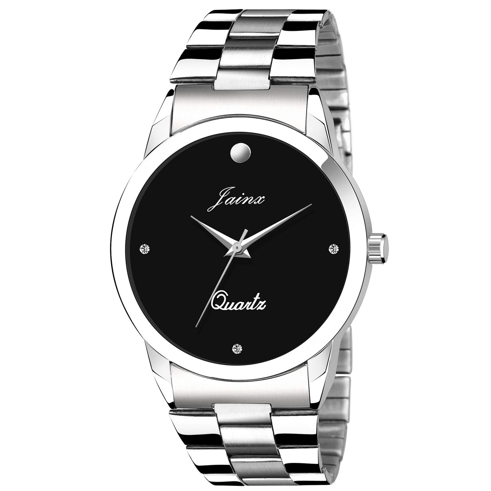 jainx Black Dial Steel Chain Analog Wrist Watch for Men - JM337 (B07NGPQTC4) Amazon Price History, Amazon Price Tracker