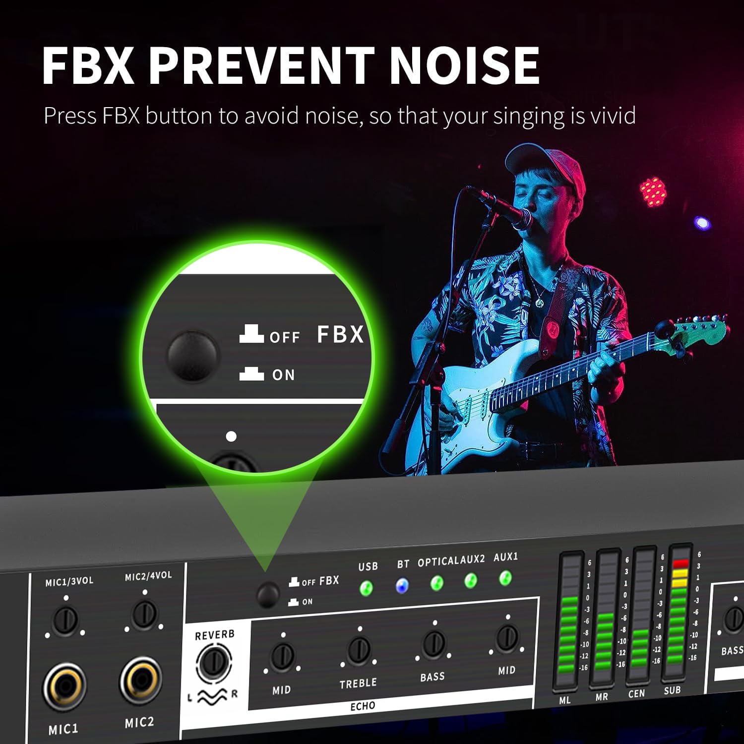 Amazon.com: LX9 Professional KTV Digital Pre-stage Effector Anti