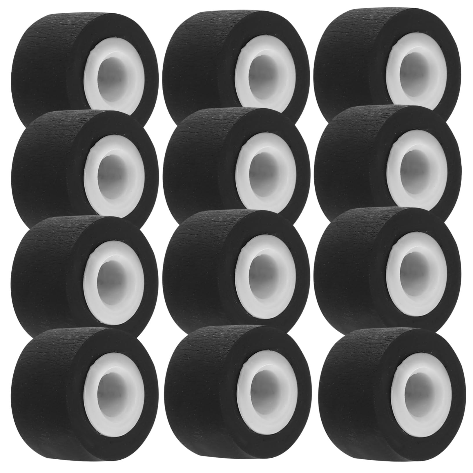 KONTONTY 12pcs Cassette Machine Repair Pinch Roller 9mm Cassette Deck Pinch Roller Bearing for Video