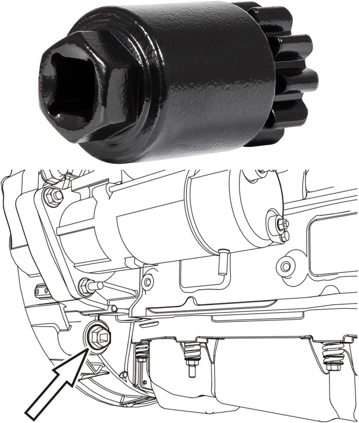 Flywheel Turning Tool For Volvo & Mack D11 D13 D16 MP7 MP8 MP10 – OEM 88800014