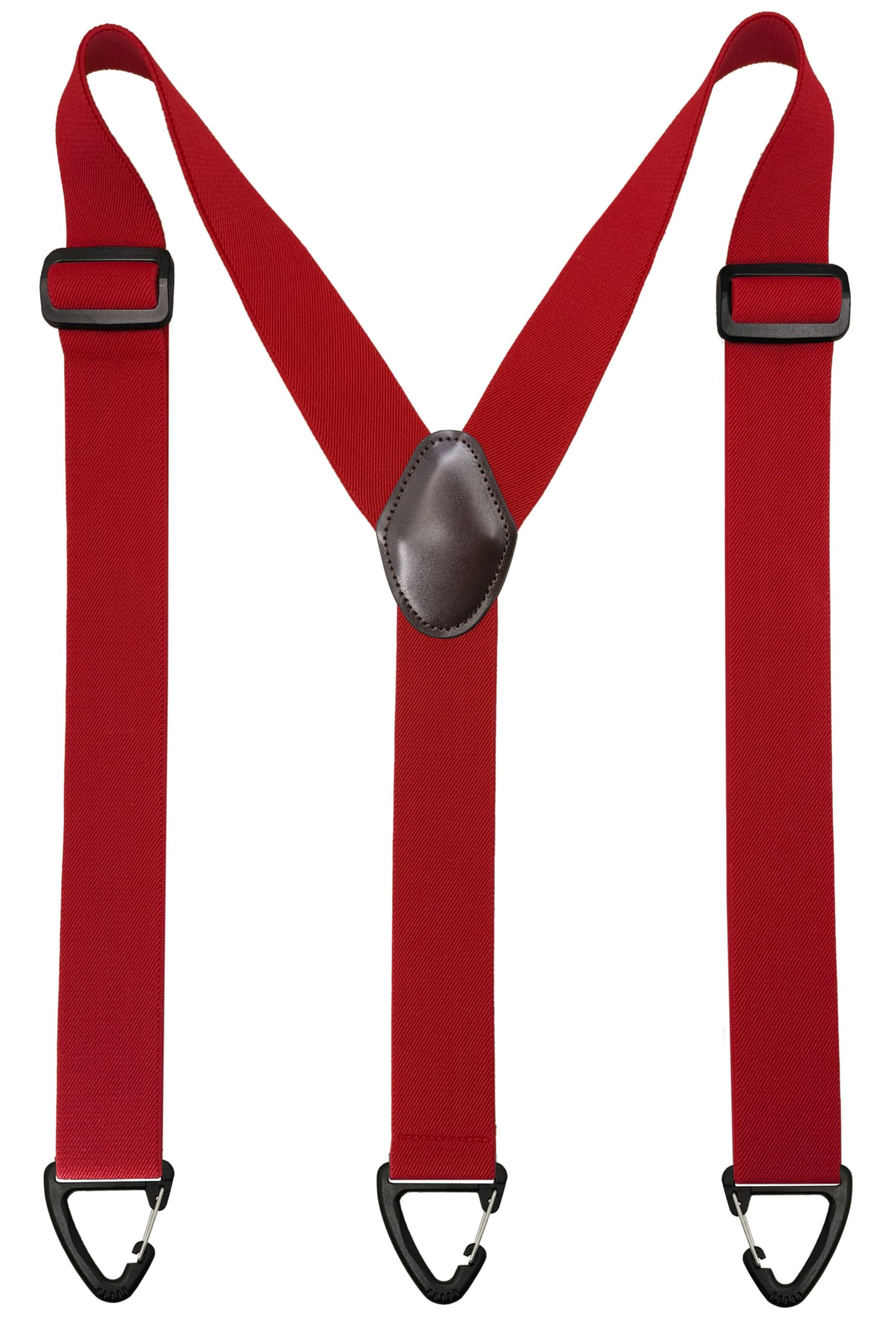 1.5 In Y Belt Loop Suspenders for Unisex Under Clothing with 3 Hooks.