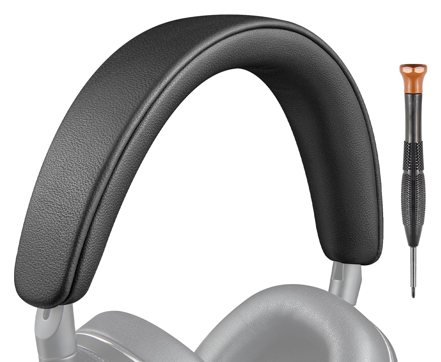 SOULWIT Peau d'agneau Haut + Bas Bandeau Couvre pour Bowers & Wilkins PX8/PX7 s2/PX7 s2e (ne Convient Pas au PX7), Pièce de Rechange Réparation pour Headband