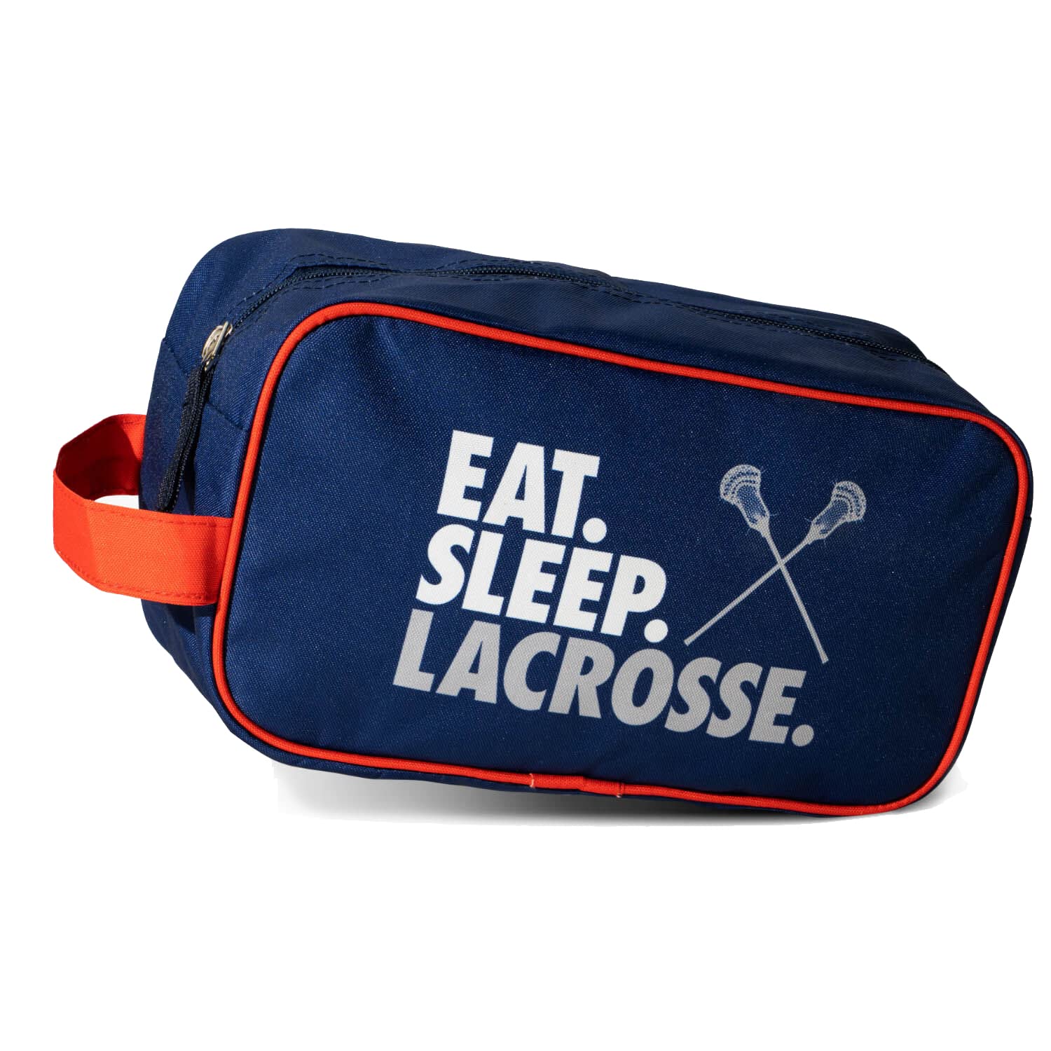 ChalkTalkSPORTS Guys Lacrosse Accessory Bag | Travel Bag Dopp Kit | Eat Sleep Lacrosse