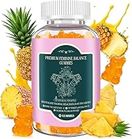 Vista 1 de Gomitas de equilibrio femenino premium, gomitas probióticas, equilibrio de pH y apoyo para la salud intestinal, apoya la flora vaginal, estimula