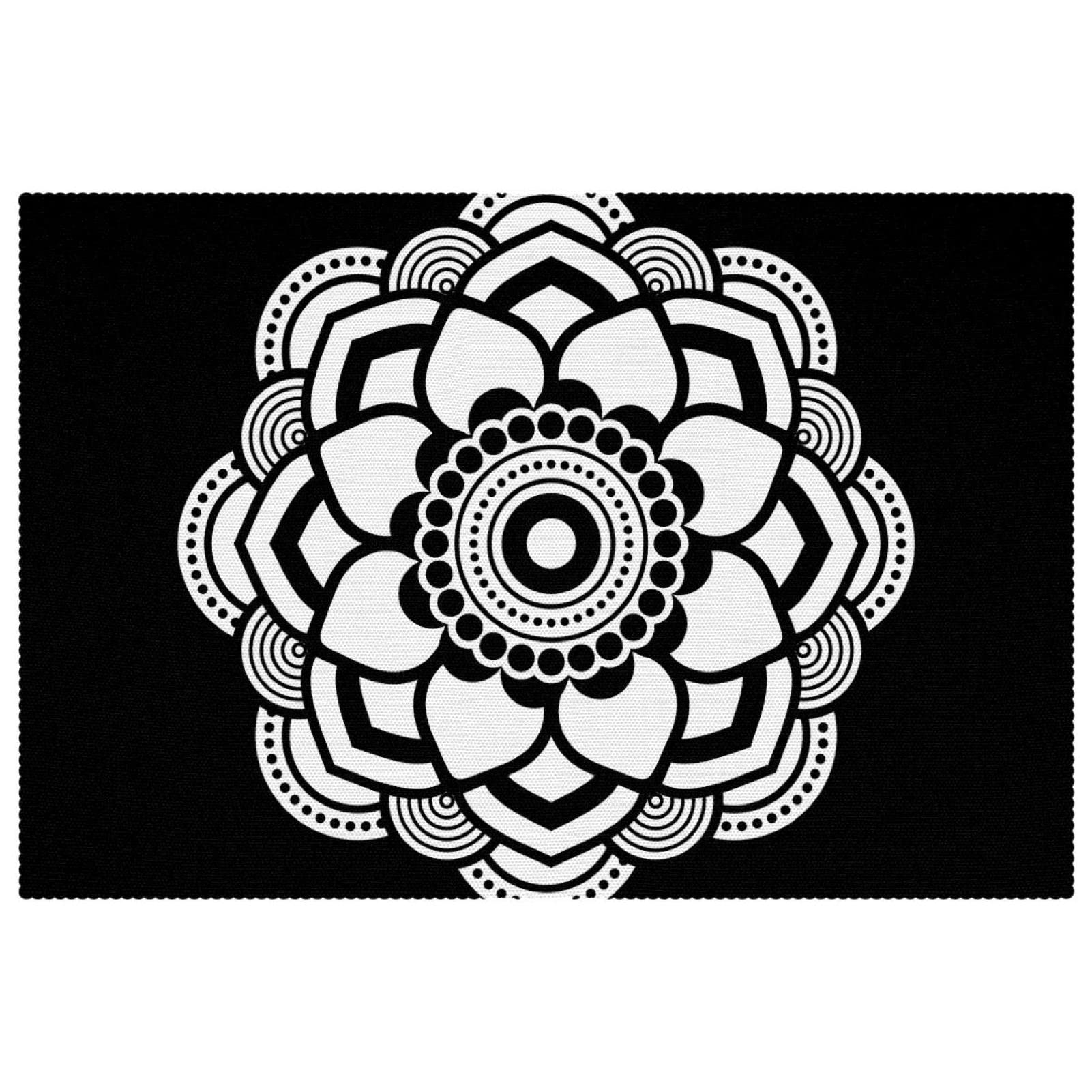 Set de table mandala anti-brûlure et antidérapant pour protéger votre nappe des taches