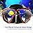 Snorkel Diving Mask Panoramic HD Swim Mask, Anti-Fog Scuba Diving Goggles,Tempered Glass Dive Mask Adult Youth Swim Goggles with Nose Cover for Diving, Snorkeling, Swimming (Z-Red)