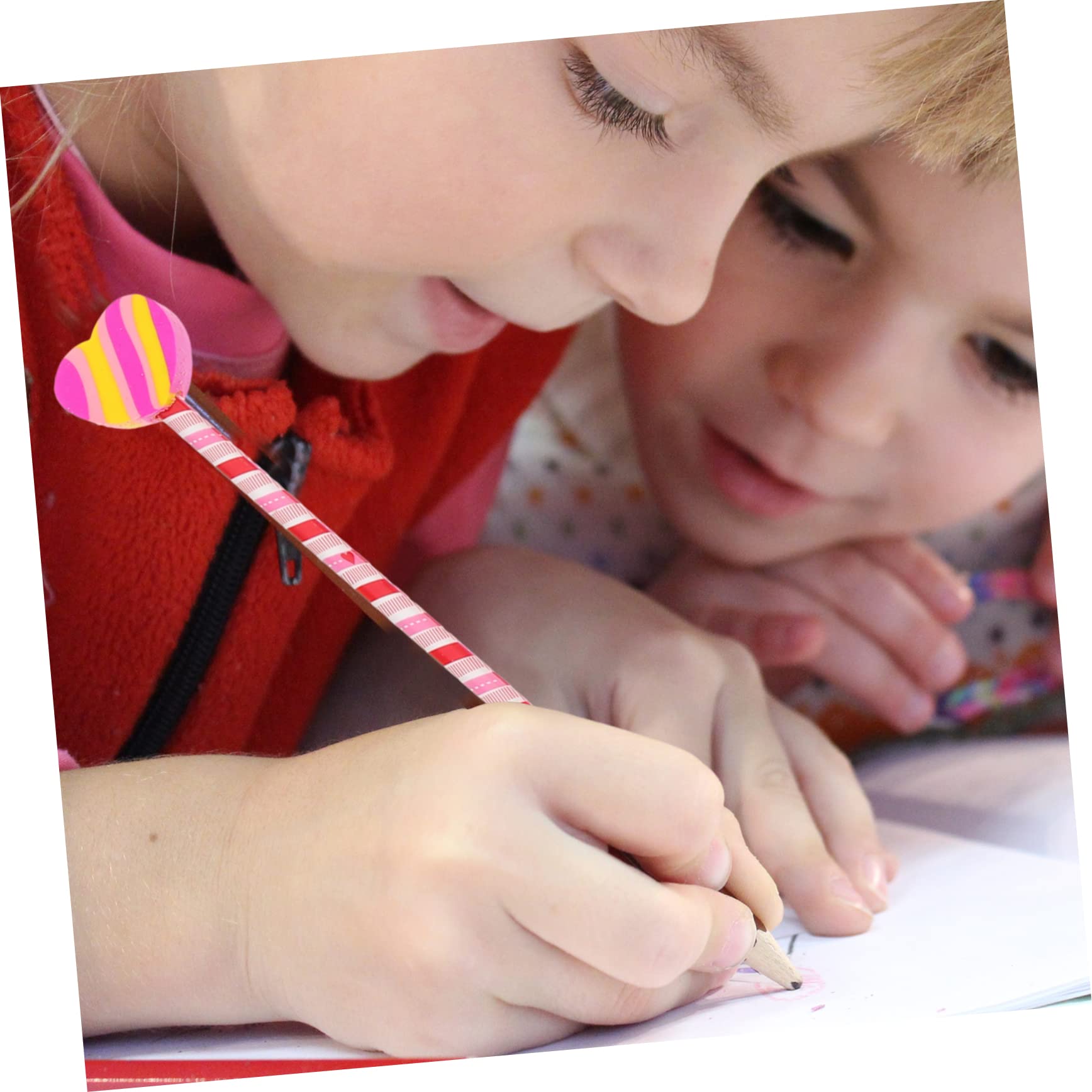 Housoutil 60 Pièces Crayons Hb Bois pour Garçon Fille Lot Motifs Adorables pour École et Dessin Kit Compact Pratique pour Garçons et Filles