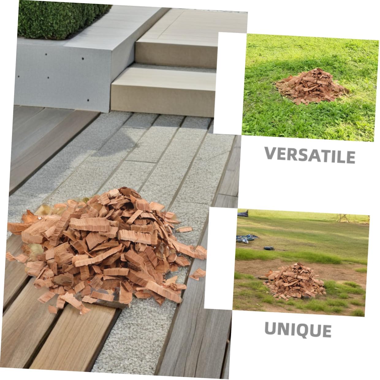 Mikikit Apple Wood BBQ Smoking Chips Bag for Meat Smoking Grills and Smokers Natural Fruit Wood Flavor Reliable Smoke Generation for Outdoor Barbecue Parties and Family Gatherings