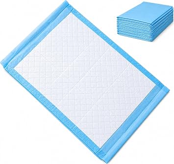 Vakly Disposable Underpads 17x24 in Absorbent Incontinence Pee Pads 25 Pk