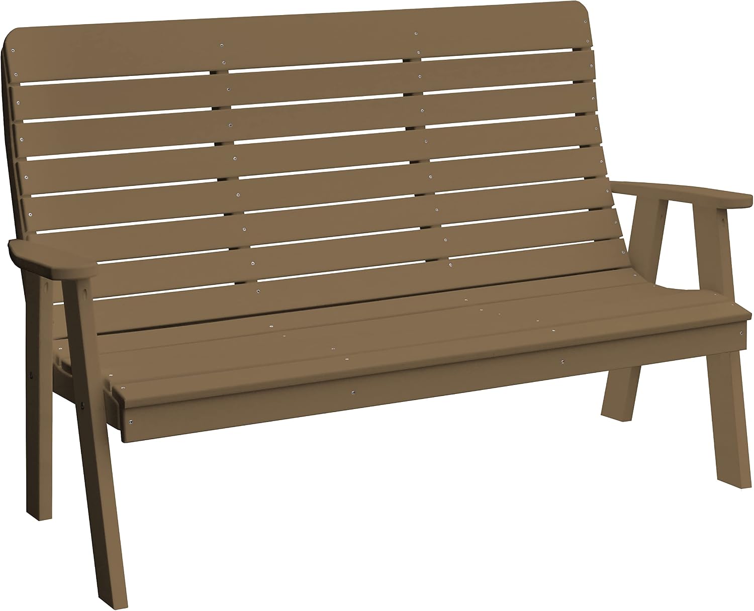 Furniture Barn USA Poly 4' Winston Garden Bench, Aruba Blue