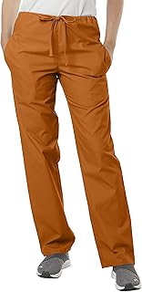 SPECTRUM UNIFORMS Unisex Scrub Pant, Ultrasoft Classic Scrub Pants Drawstring Waist Pant Ideal for Medical Professionals Pant Burnt Orange