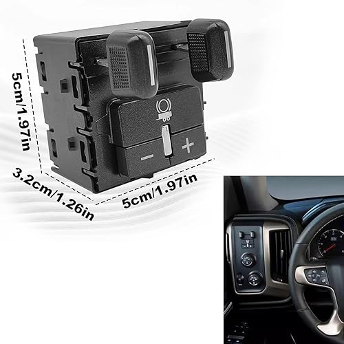 Miniatura 6 de 84108373 Conjunto de interruptor de control de freno de remolque compatible con Chevy Colorado Silverado Suburban GMC Canyon Sierra Yukon 2014-2020