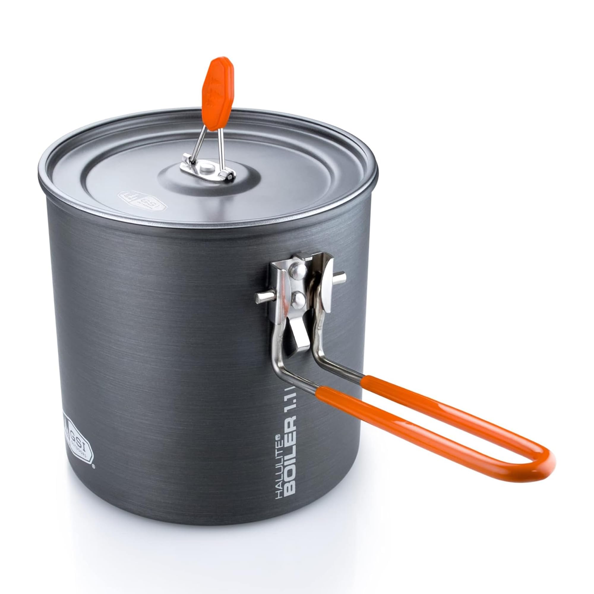 GSI Outdoors Halulite Boiler, Hard-Anodized Camp Pot, 1.1L &amp; 1.8L