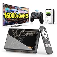 Vista 1 de Kinhank Super Console X5 PRO Retro Game Console with 16000+Games, Android 12.0 OS, RockChip RK3588S, Emulator Console, 8K UHD Output, WI-FI 6, BT