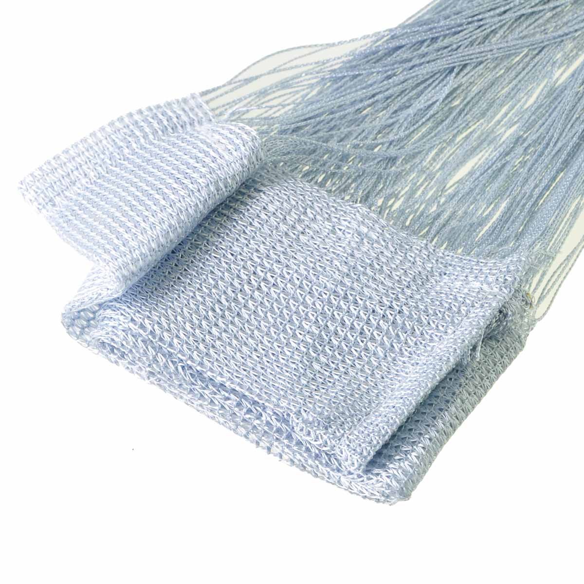 Tangpan 1m x 2m Silver White Door Window Panel Room Divider String Curtain Strip Drape