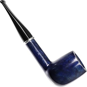 Savinelli Arcobaleno Blue 111 KS Polished Finish + Blue Leather Keychain