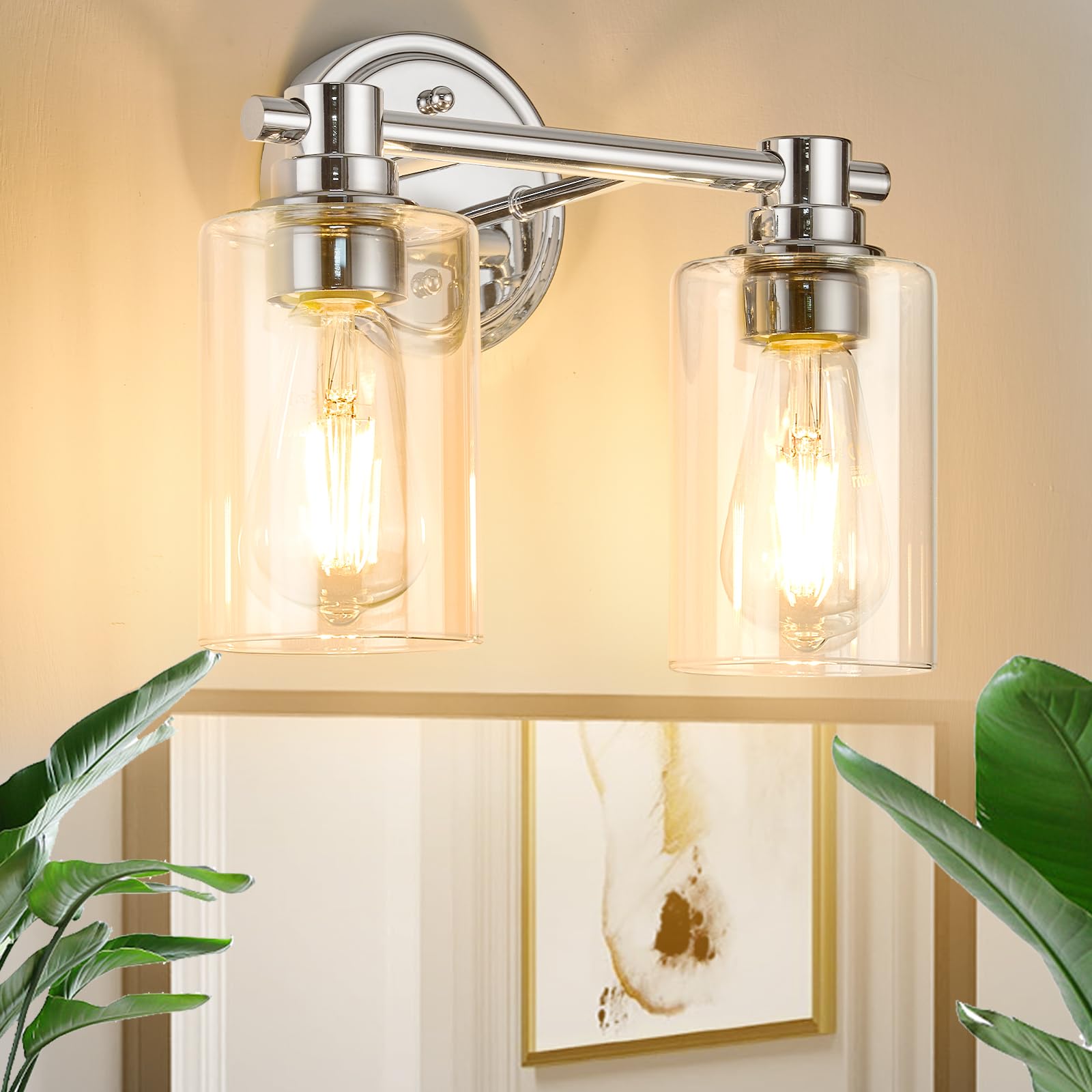 Hampton Bay Vanity Lights Wall Sconce Hampton Bay Regan 29 In. 4 Light