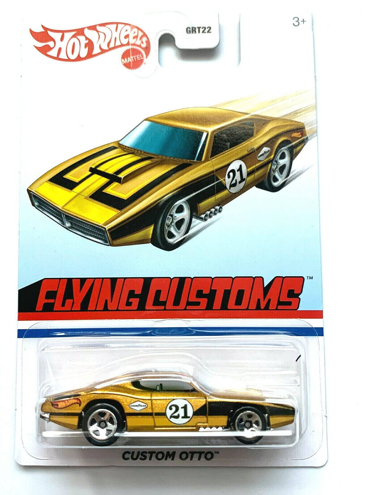 Amazon | DieCast ホットウィール カスタム オットー [ゴールド 