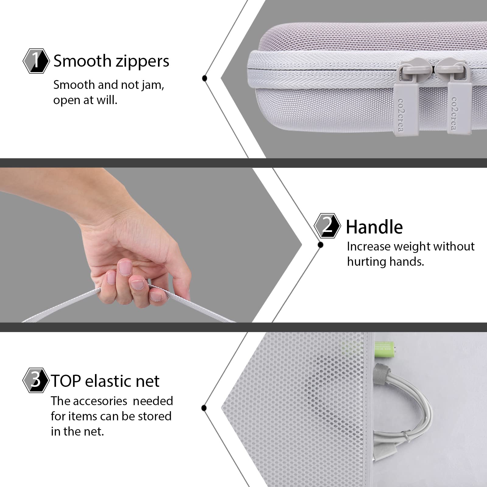 Funda rígida de repuesto para teclado inalámbrico Logitech Signature K650 Comfort de tamaño completo (funda blanca apagada) 4