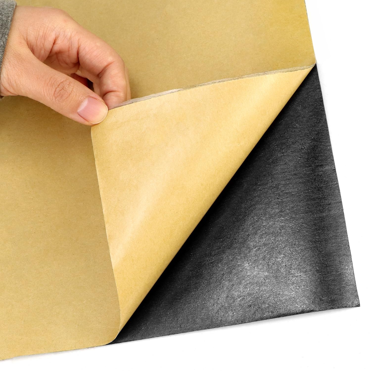 Feltro adesivo rotolo grigio scuro - 40 x 220 cm 2 mm spessore rotolo di feltro fai da te, per scatole di liner, sottobicchieri, auto, feltro, gambe del tavolo