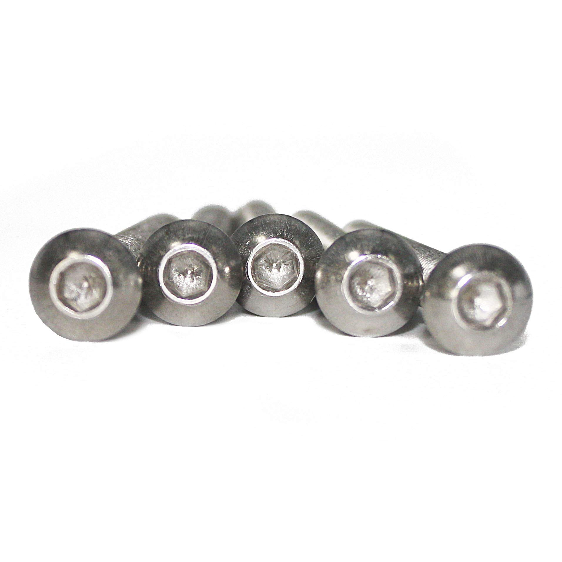 M8 ISO 7380 Round-Head Metal Screw with I-Hex, A2, silver, 5 Stück M8 x 70 - Image 4