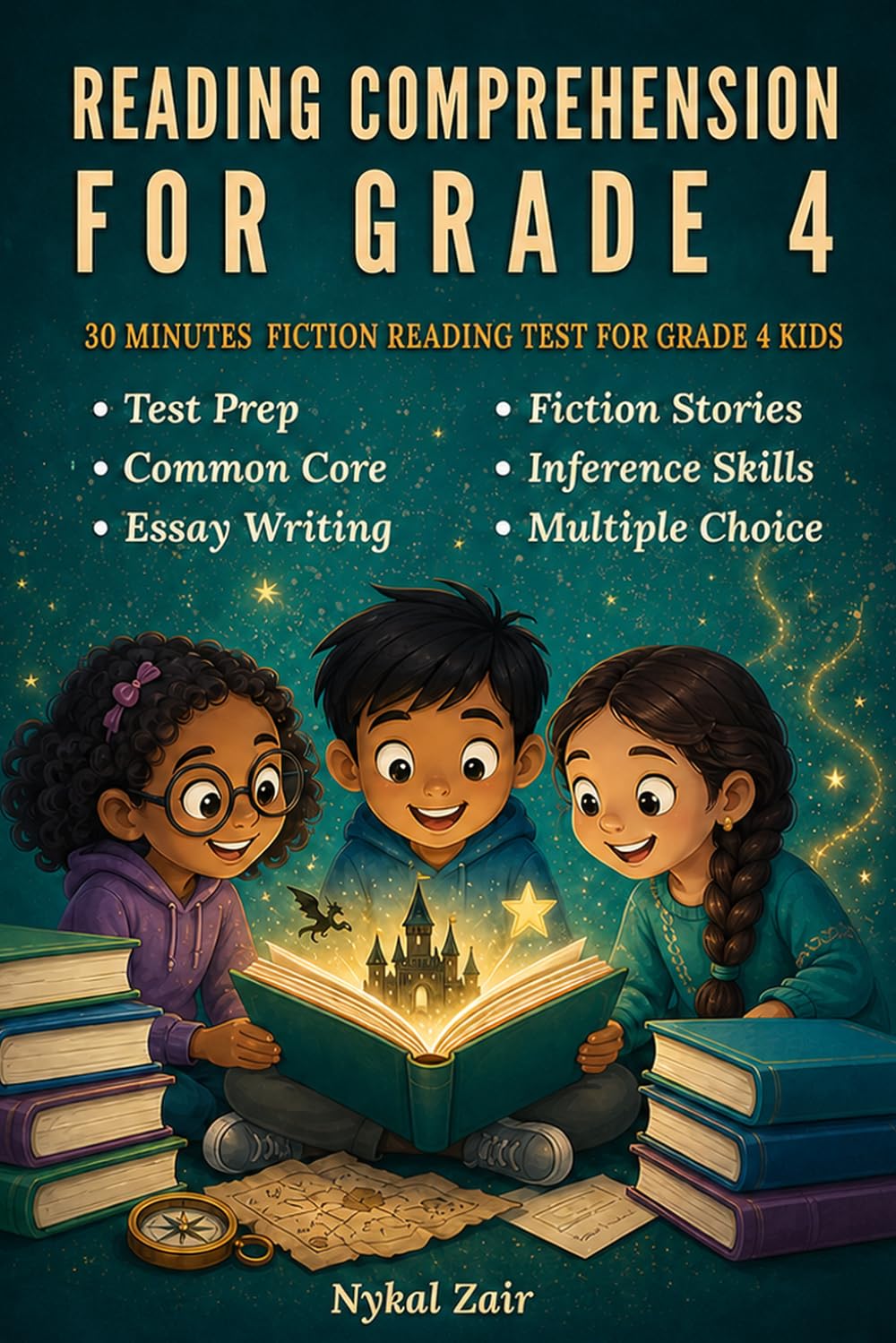 READING COMPREHENSION FOR GRADE 4: 30-Minutes Fiction Reading Test for Grade 4 Kids