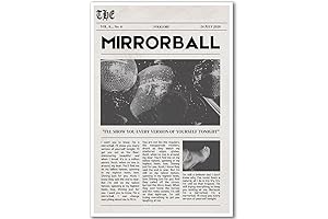 DQYZNYC Vintage Newspaper Style Poster Canvas Wall Art Music Album Posters for...