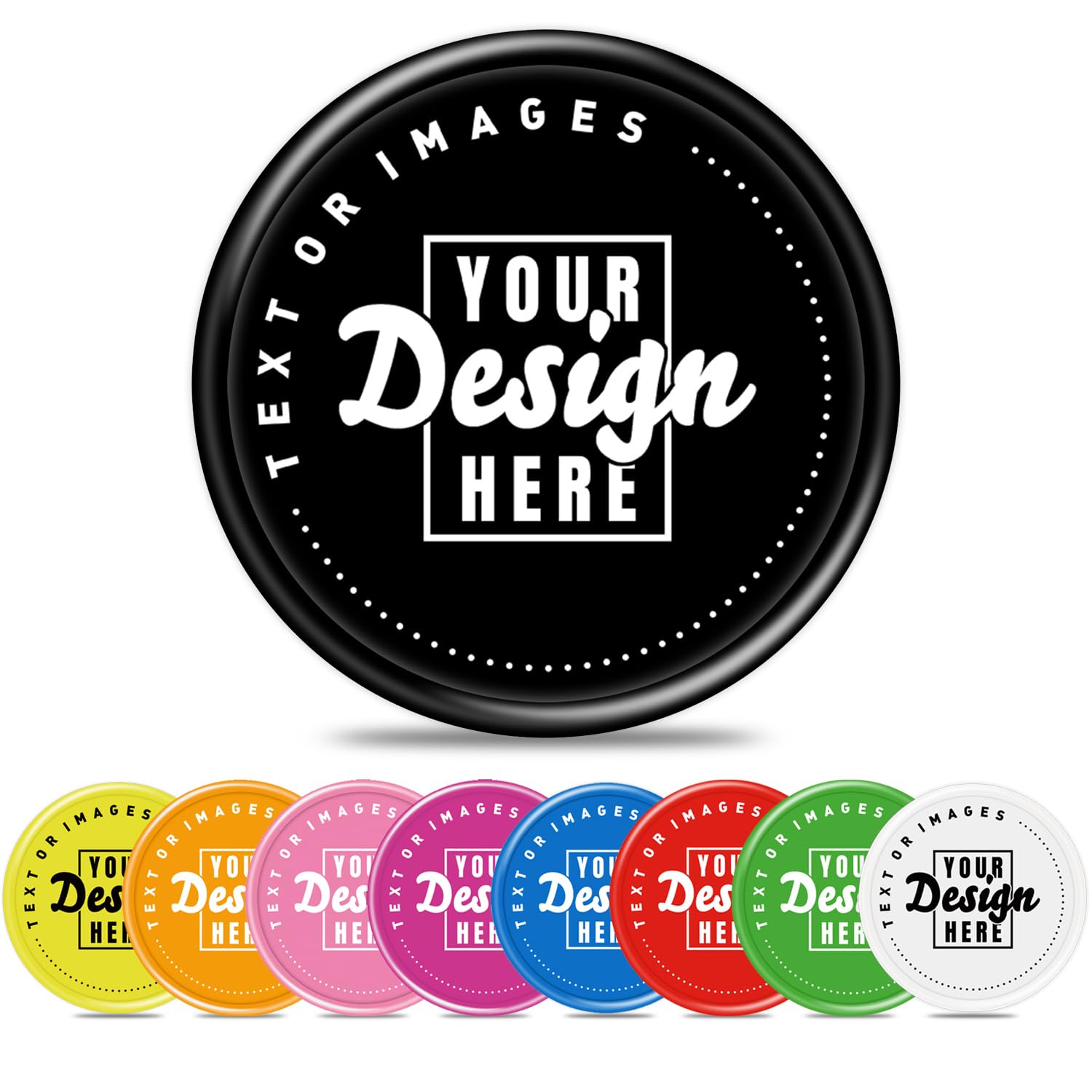 200 Custom Plastic Drink Chips,Imprint with Your Text Logo Image or Any Else for Bar,School,Wedding,Party,Event