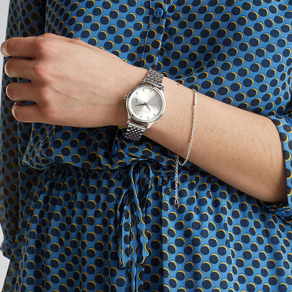ESPRIT Set aus Armband und Uhr, Edelstahl