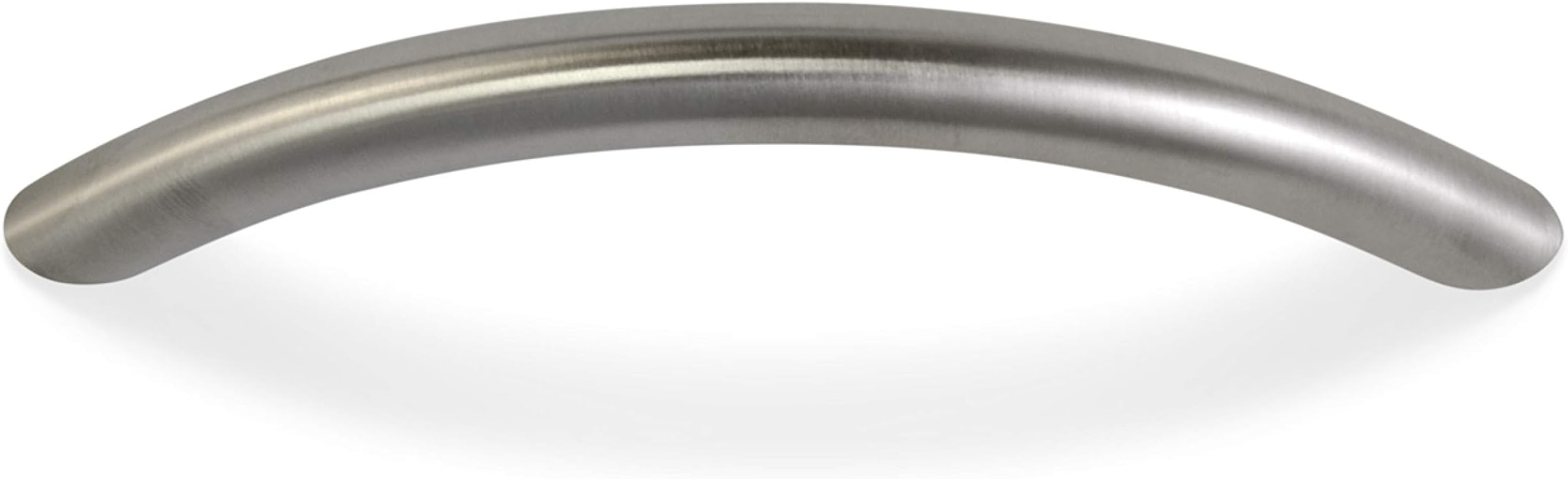 (25 Pack, CC: 4 Inch Bow Pull) Swiss Kelly Hardware Satin Nickel Kitchen Cabinet Handles Drawer Pulls