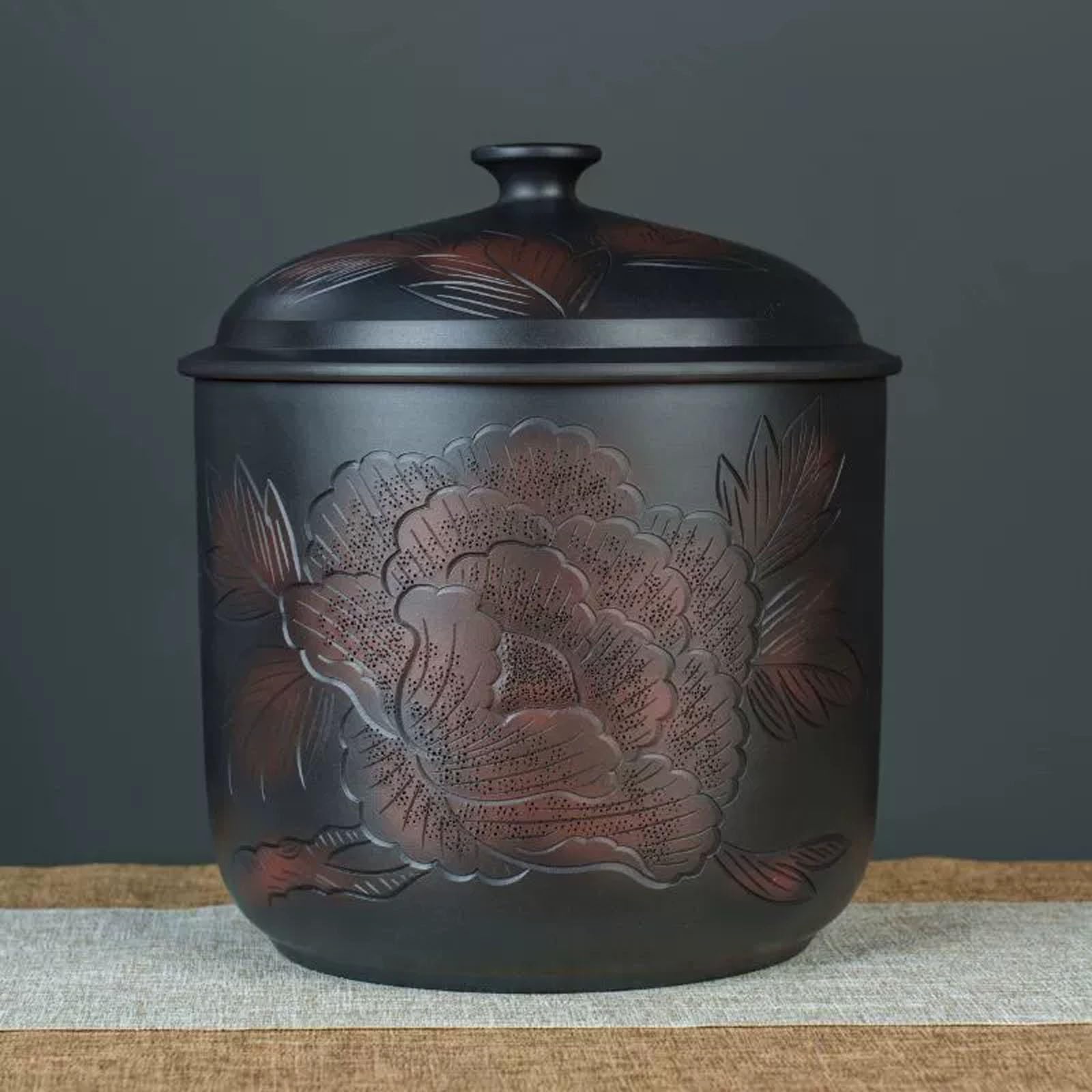 Ceramiczny pojemnik do przechowywania żywności z pokrywką, idealny do ziaren kawy, ciastek, orzechów, mąki, cukru, przekąsek i wypieków