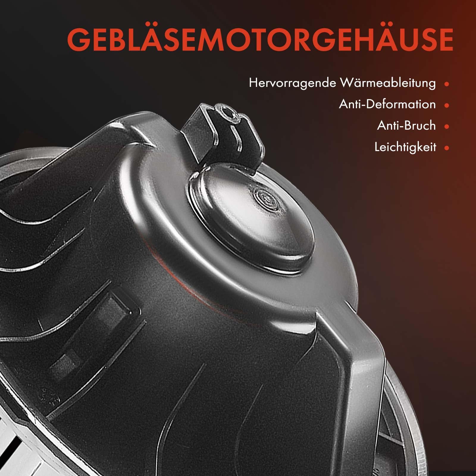 Frankberg Motor del ventilador del calefactor Compatible con Golf VI 5K1 Golf V 1K1 Golf Plus 521 5M1 Golf VI Variante AJ5 Yeti 5L Replace# 700182
