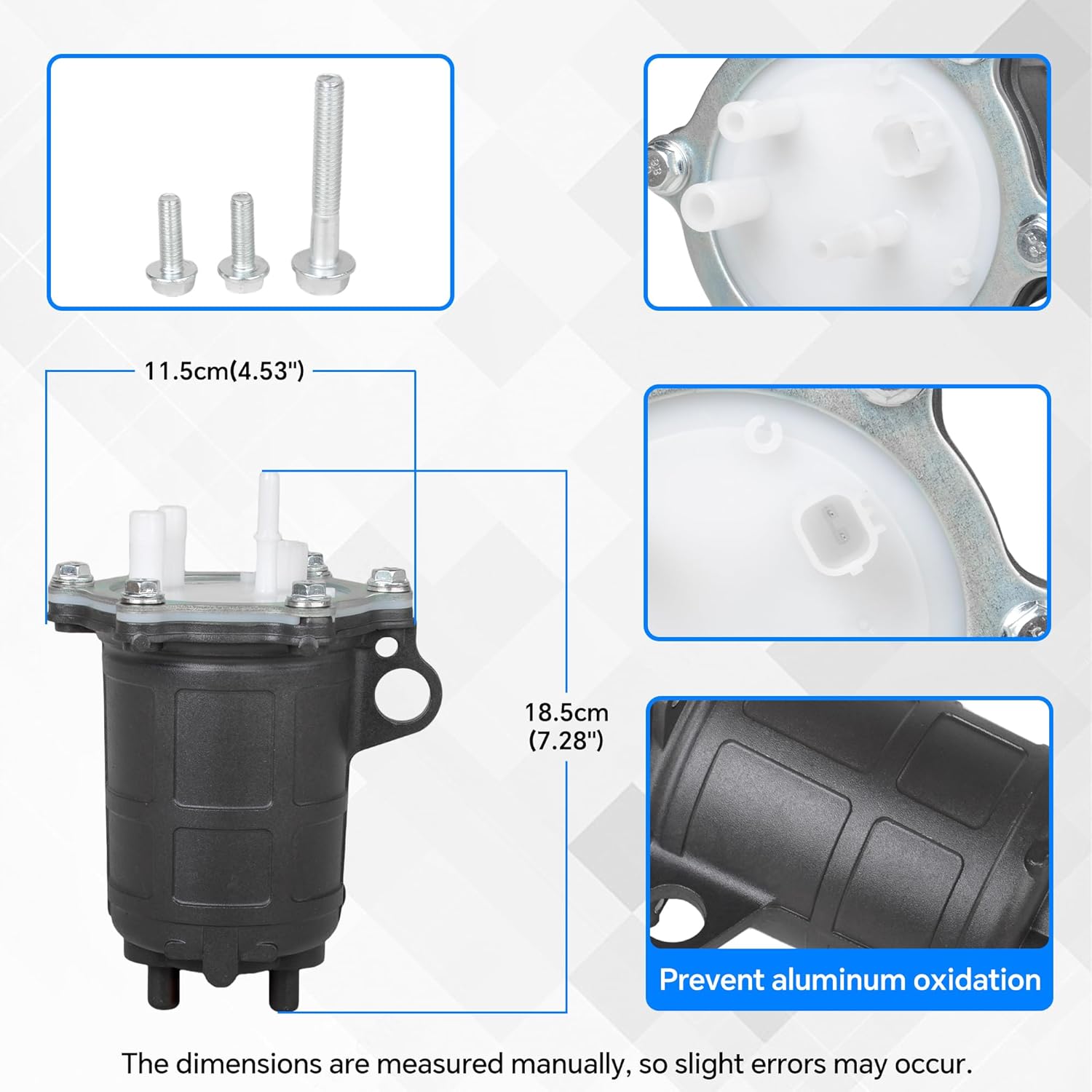 Fuel Pump Compatible with Honda ATV 2007-2014 TRX420/ 2012-2013 TRX500/ 2008-2009 TRX700XX Replace 16700-HP5-602