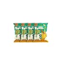 Nourish Organics Spicy Mint Protein Puffs | 12g Plant Protein per Pack | Baked, Not Fried | Made with Chickpea, Brown Rice & Maize | No Maida, No Palm Oil | Gluten-Free Crunchy Snack with Pudina Masala Twist | 60g (Pack of 4) gallery image