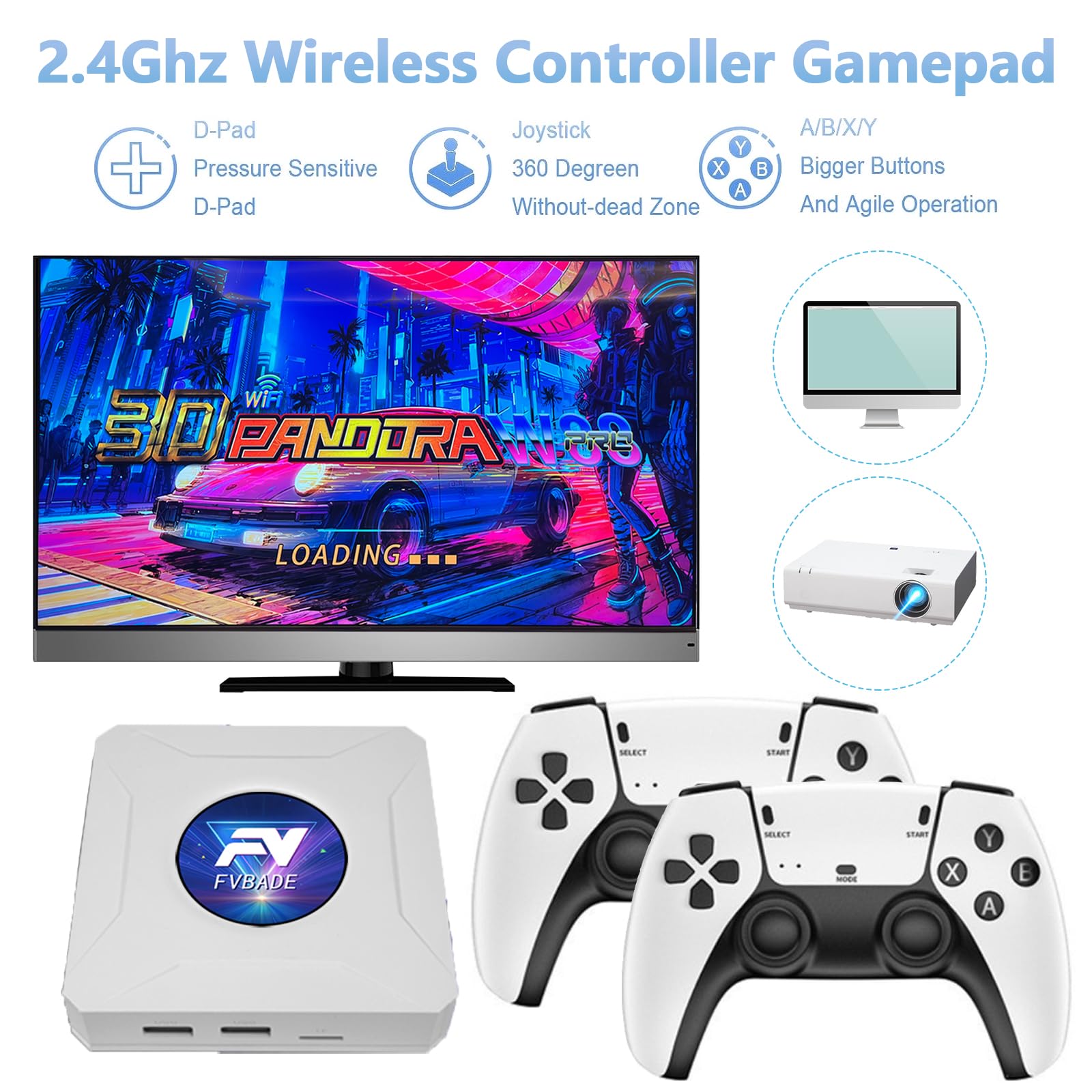 Amazon.com: Fvbade [36800 in 1] W88 PRO Pandora Arcade Box Game