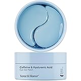 Augenpads gegen Augenringe Korean Skincare: Hyaluron & Koffein Augenpads gegen Tränensäcke & Falten - Vegan & Tierversuchsfrei, für empfindliche Haut geeignet Augenmaske, 30 Paare - Under Eye Patches