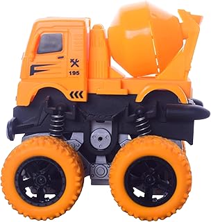 Cement Mixer Truck Toy For 3 Years And Above - Orange