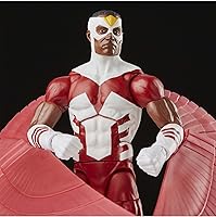Vista 7 de Marvel Legends Series Marvel’s Falcon 6-inch Retro Packaging Action Figure Toy, 3 Accessories