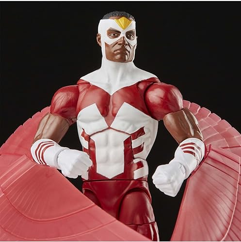 Miniatura 7 de Marvel Legends Series Falcon - Figura de acción de embalaje retro de 6 pulgadas, 3 accesorios