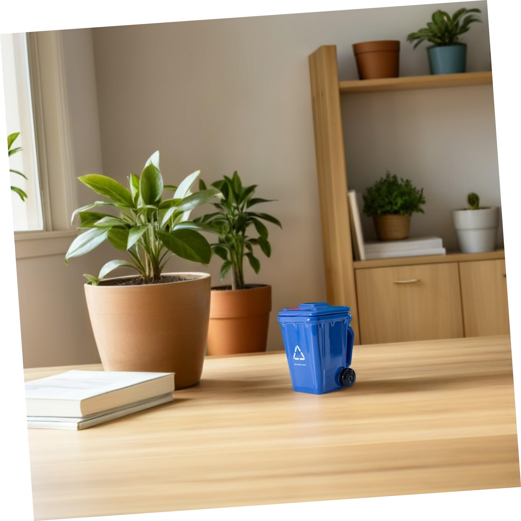 INOOMP Kaffeetasse 400ml aus Keramik, Blau, für Täglichen Gebrauch | Interessantes Design, Anti Scalding und Robust, Passend für Büro, Zuhause und Wohnaccessoire