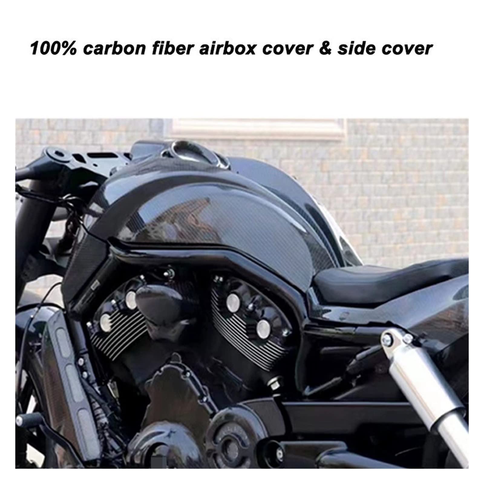 Amazon.co.jp: オートバイ カーボンファイバー エアボックス カバー