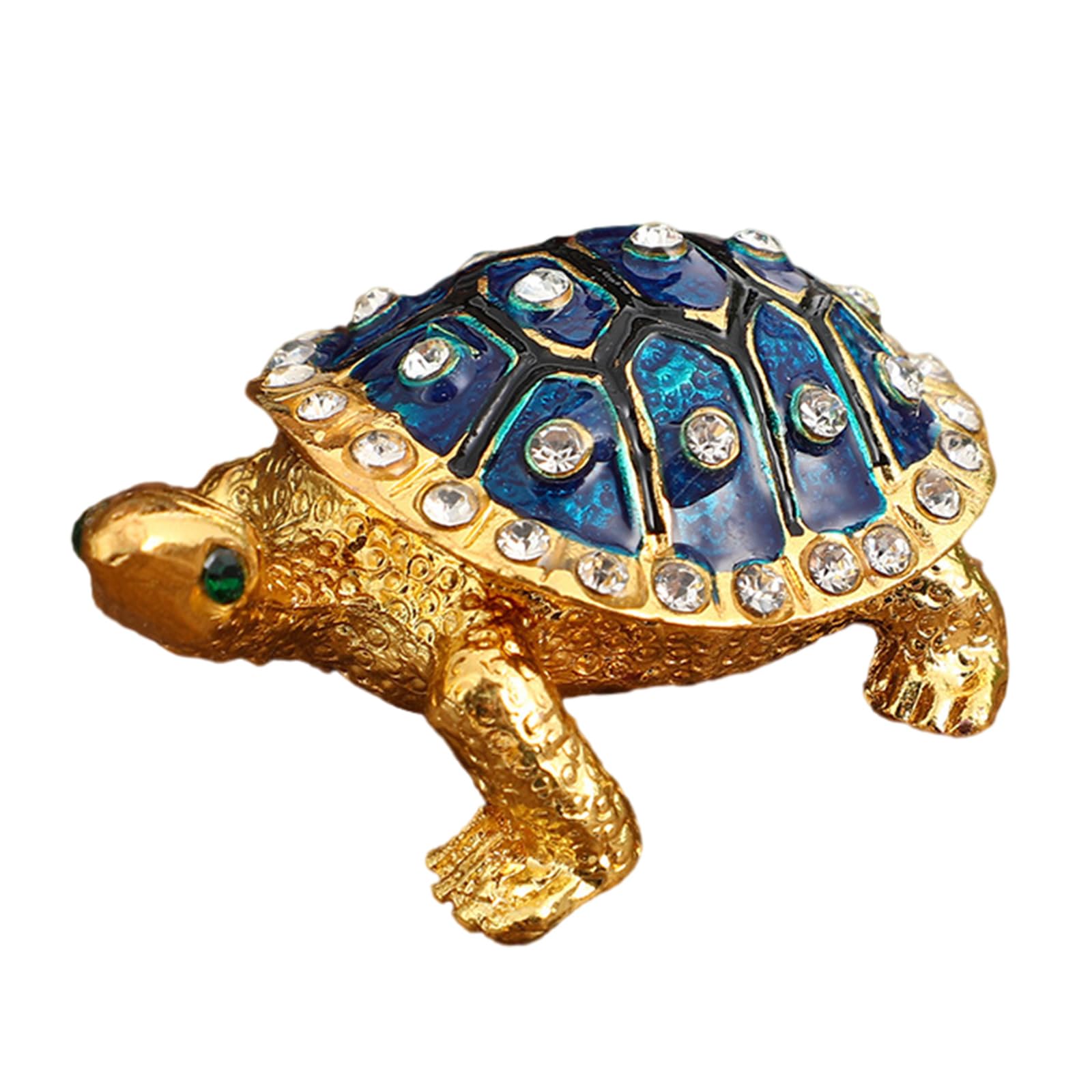 Tsophreniq European Styles Metal Turtles Decorative Box Handcrafted Jewelry Storage Container for Valuables European Styles Decorative Jewelry Box