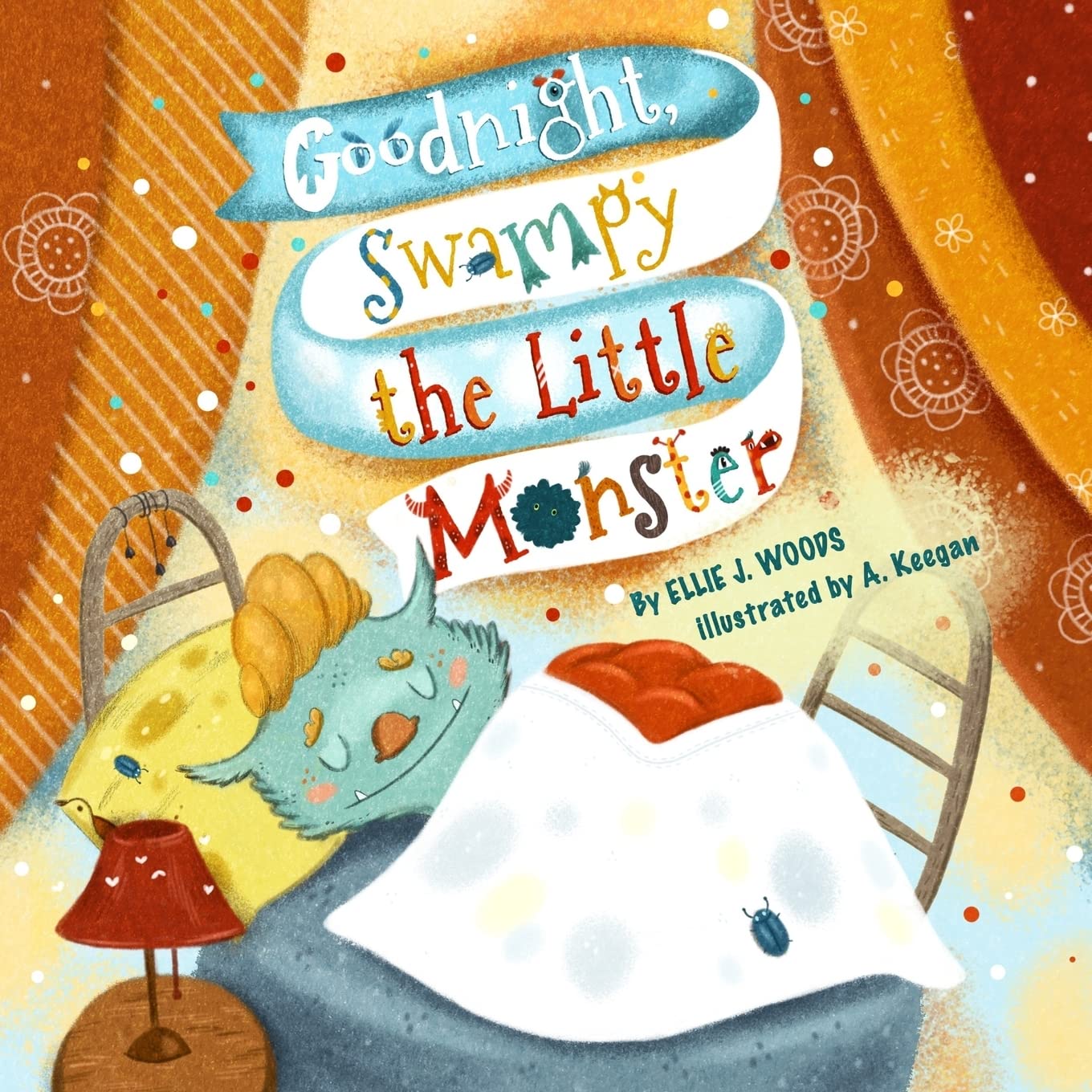 Goodnight, Swampy the Little Monster: (Children's book about the Little Monster Who Gets Ready for Bed, Bedtime Story, Rhyming Books, Picture Books, Ages 3-5, Preschool Books, Kids Book)