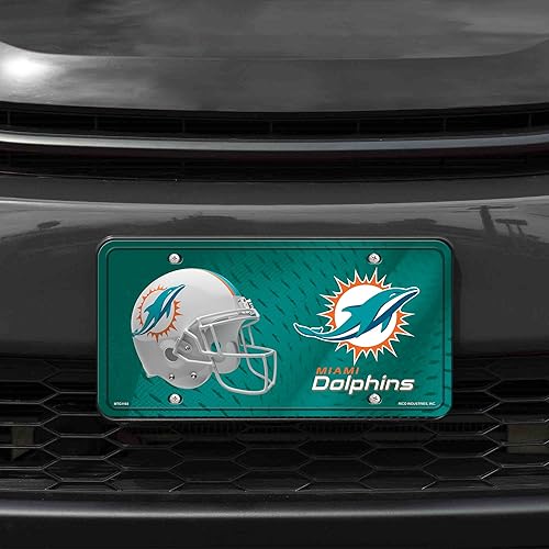 Vista 126 de Rico Industries Placa de matrícula de metal unisex para adultos de la NFL