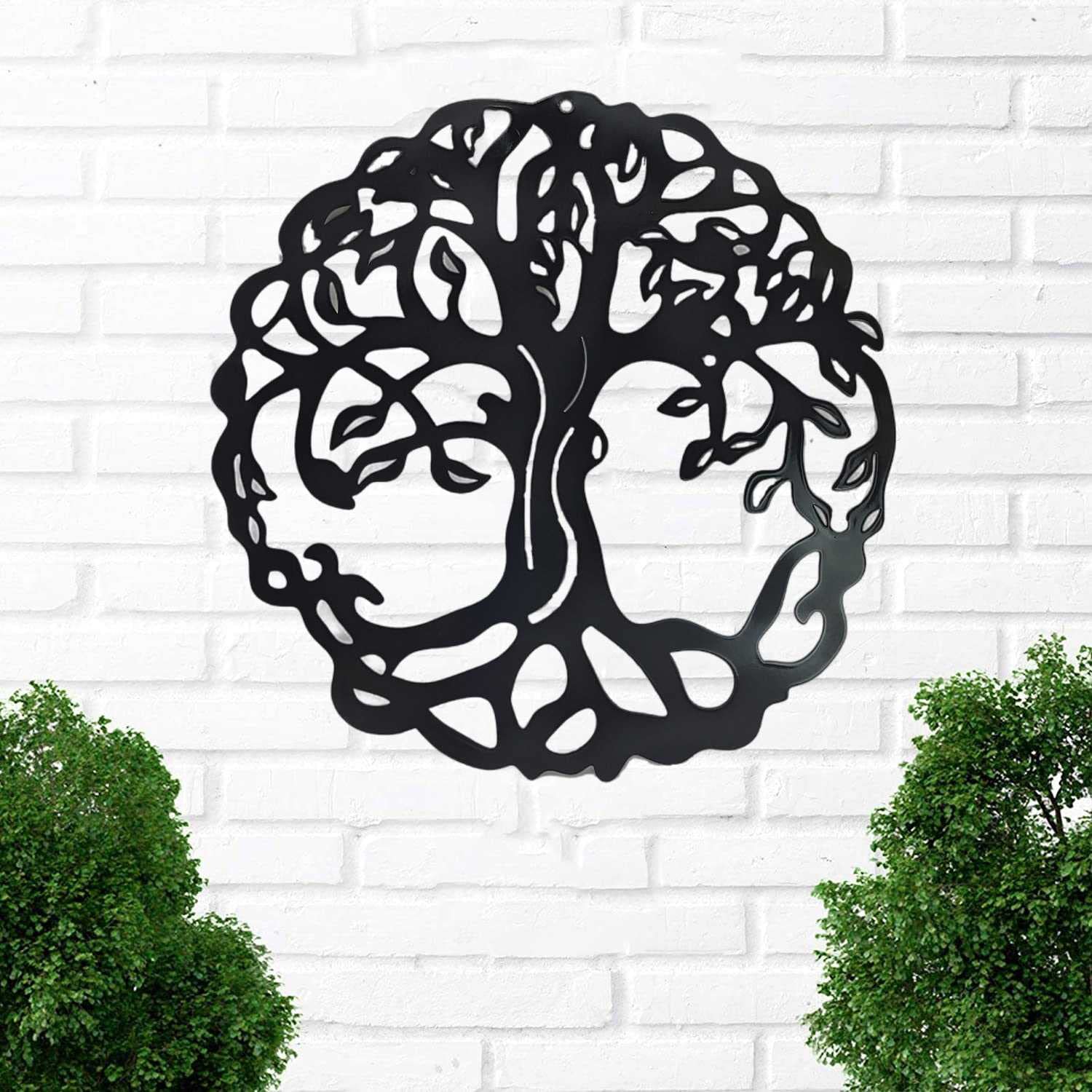 Arbre de Vie en métal pour habiller un mur vide sans encombrer la pièce